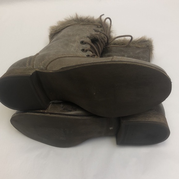 Steve Madden Minkee Boots Leather Fur Boots  New - Picture 6 of 10